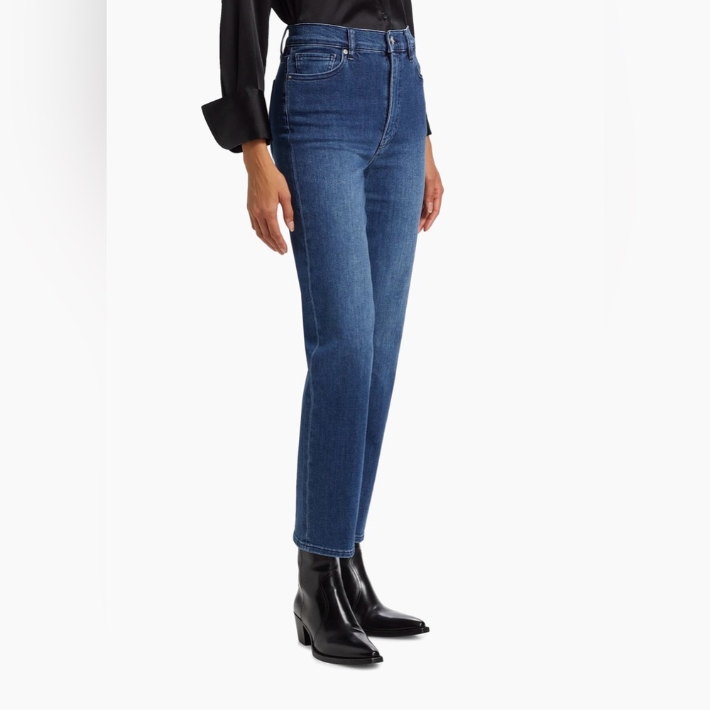 Frame Denim Le Súper High Straight Jeans in Indigo Size 31